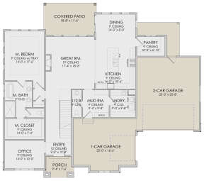Main Floor  for House Plan #6422-00037