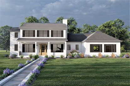 Modern Farmhouse House Plan #6422-00038 Elevation Photo