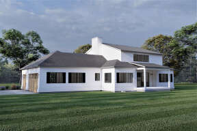 Modern Farmhouse House Plan #6422-00038 Elevation Photo
