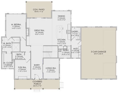 House Plan House Plan #28385 Drawing 1