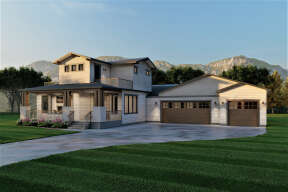 Craftsman House Plan #6422-00040 Elevation Photo