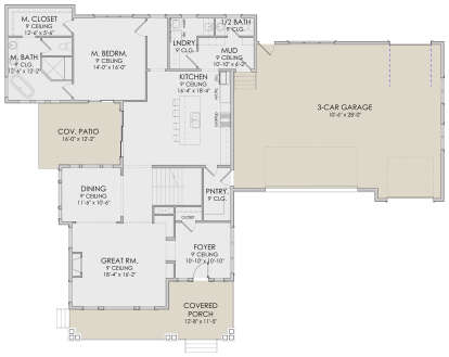 Main Floor  for House Plan #6422-00040