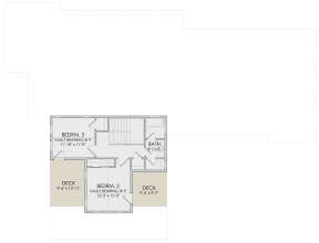 Second Floor for House Plan #6422-00040