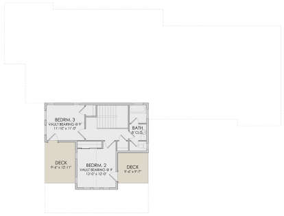 Second Floor for House Plan #6422-00040