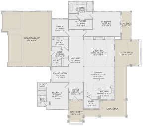 Main Floor  for House Plan #6422-00041