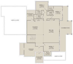 Walkout Basement for House Plan #6422-00041
