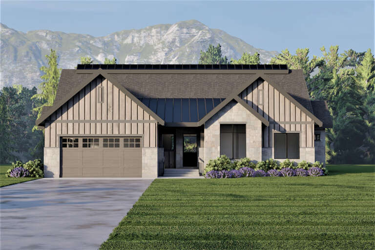 Craftsman House Plan #6422-00042 Elevation Photo