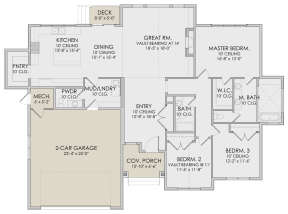 Main Floor  for House Plan #6422-00042