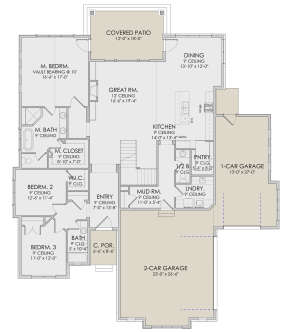 Main Floor  for House Plan #6422-00043