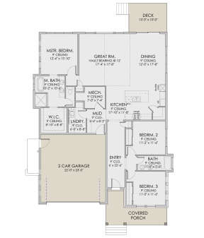 Main Floor  for House Plan #6422-00044
