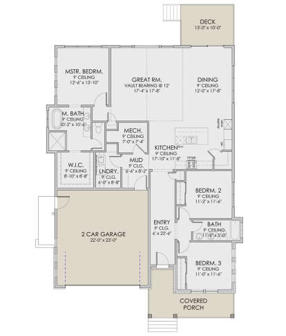 Main Floor  for House Plan #6422-00044