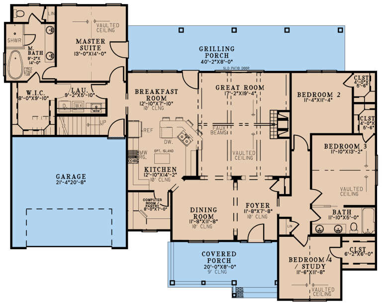 House Plan House Plan #28394 Drawing 1