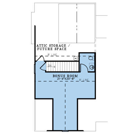 Bonus Room for House Plan #8318-00317