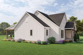 Modern Farmhouse House Plan #009-00323 Elevation Photo