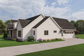 Modern Farmhouse House Plan #009-00323 Elevation Photo