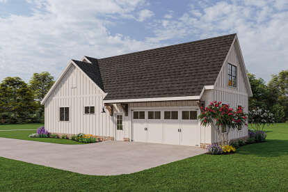 Modern Farmhouse House Plan #009-00323 Elevation Photo