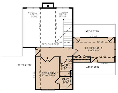 Second Floor for House Plan #8318-00318