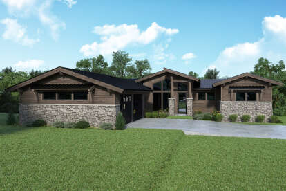 House Plan House Plan #28398 Front Elevation 