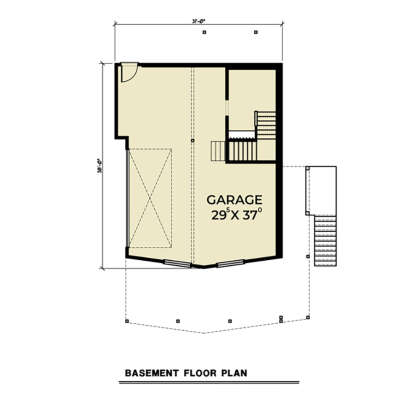 Basement for House Plan #2464-00061