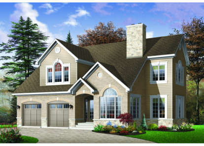 4 Bed, 3 Bath, 2265 Square Foot House Plan - #034-00027