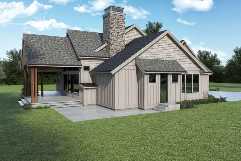 Craftsman House Plan #2464-00063 Elevation Photo