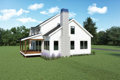 Modern Farmhouse House Plan #2464-00064 Elevation Photo