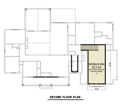 Bonus Room for House Plan #2464-00065