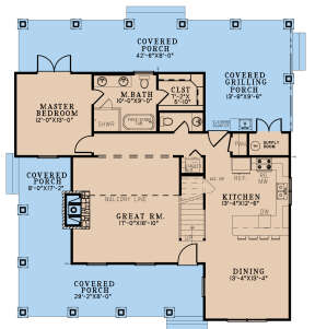 Main Floor  for House Plan #8318-00319