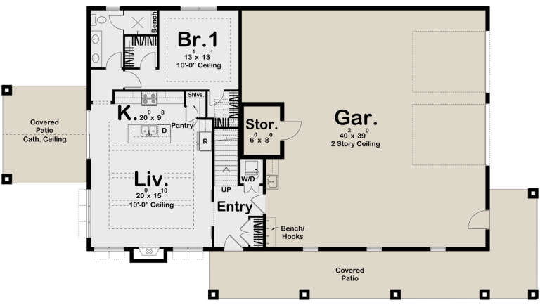 House Plan House Plan #28406 Drawing 1