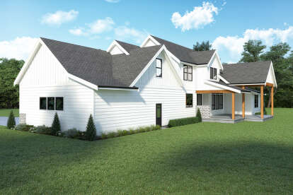 Modern Farmhouse House Plan #2464-00067 Elevation Photo