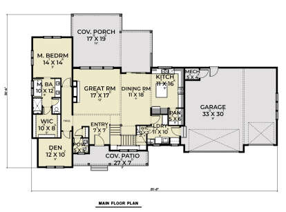 House Plan House Plan #28407 Drawing 1