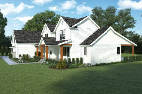 Modern Farmhouse House Plan #2464-00068 Elevation Photo