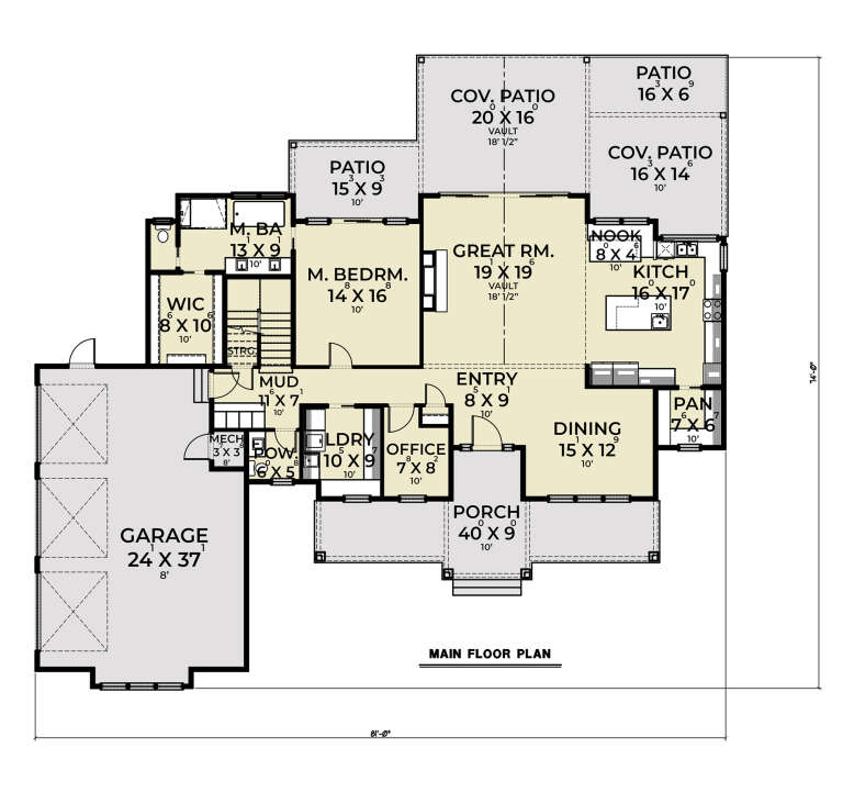 House Plan House Plan #28408 Drawing 1