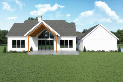 Modern Farmhouse House Plan #2464-00069 Elevation Photo