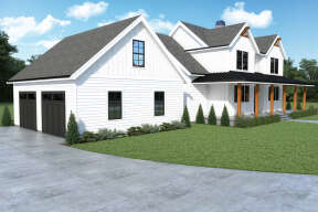 Modern Farmhouse House Plan #2464-00069 Elevation Photo