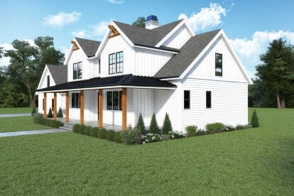 Modern Farmhouse House Plan #2464-00069 Elevation Photo