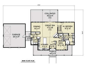 Main Floor  for House Plan #2464-00069