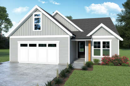 House Plan House Plan #28411 Angled Front Elevation