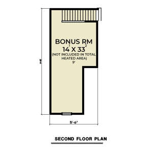 Bonus Room for House Plan #2464-00071