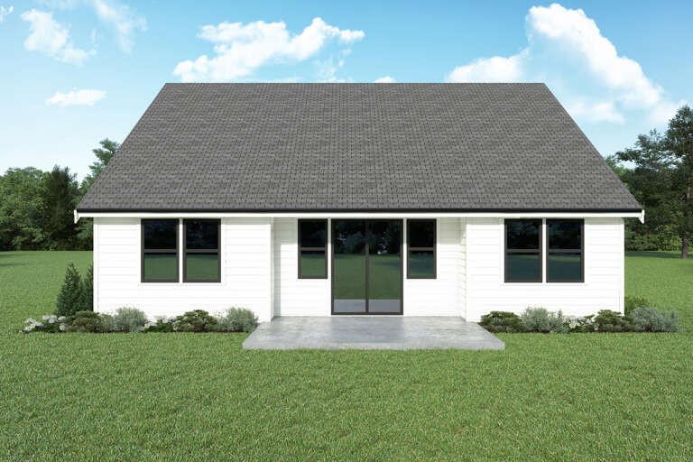 Modern Farmhouse House Plan #2464-00072 Elevation Photo