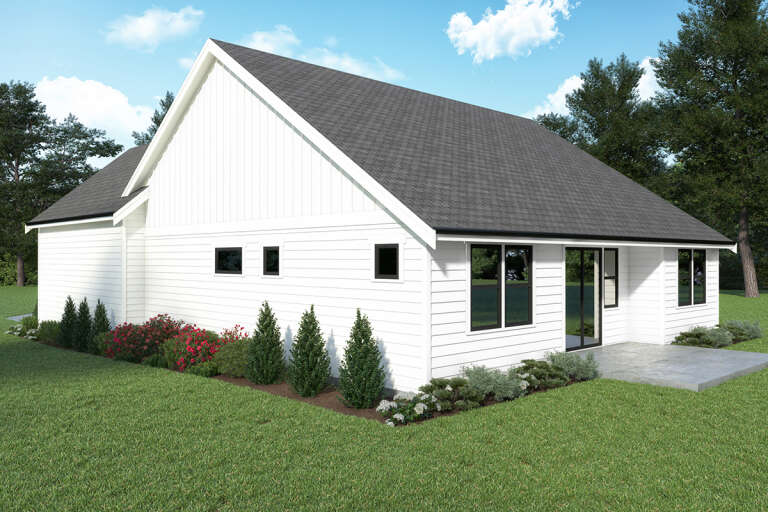 Modern Farmhouse House Plan #2464-00072 Elevation Photo