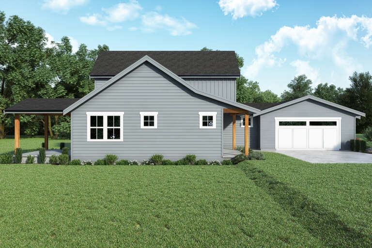 Country House Plan #2464-00074 Elevation Photo