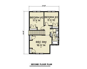 Second Floor for House Plan #2464-00074