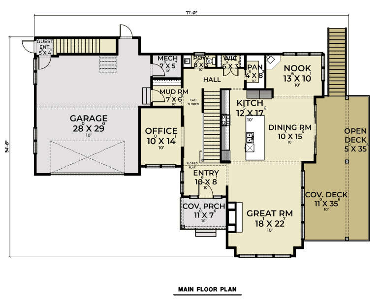 House Plan House Plan #28415 Drawing 1