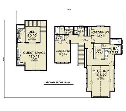 Second Floor for House Plan #2464-00075