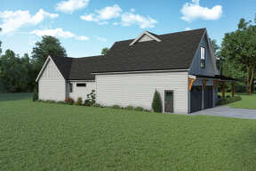 Modern Farmhouse House Plan #2464-00076 Elevation Photo