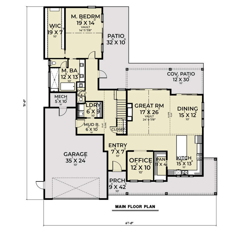House Plan House Plan #28416 Drawing 1