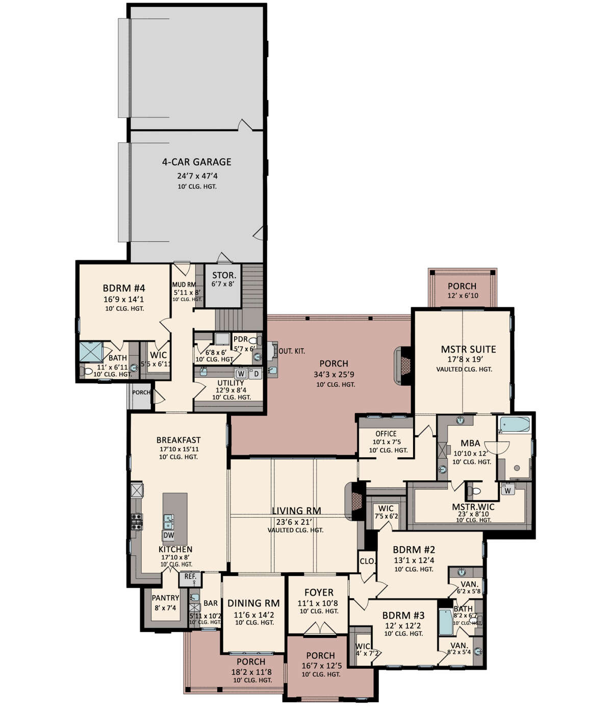 Main Floor  for House Plan #5995-00020