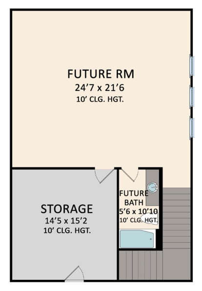 Second Floor for House Plan #5995-00020