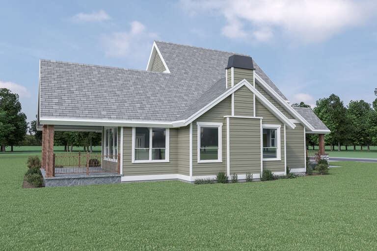 Craftsman House Plan #2464-00077 Elevation Photo